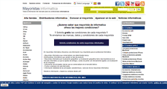 Desktop Screenshot of mayoristasinformatica.es