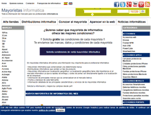 Tablet Screenshot of mayoristasinformatica.es